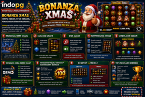 indopg mengulas visual Bonanza Xmas, efek suara, kompatibilitas mobile, serta manfaat Pragmatic Play demo sebelum bermain.